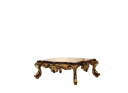Coffee table wood table living room classic design luxury wooden table 119x91cm